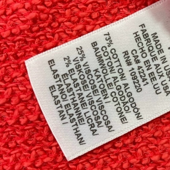 Velvet by Graham and Spencer Dallas Open Front Cardigan in Hibiscus NWT - Picture 3 of 7